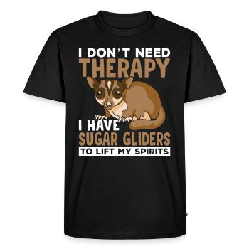 I have Sugar Gliders owner Sugar Glider - Men's Premium Organic T-Shirt - black - Front - Nico (187cm)