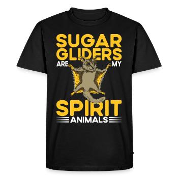 Sugar Gliders Spirit Animals Sugar Glider Owners - Men's Premium Organic T-Shirt - black - Front - Nico (187cm)