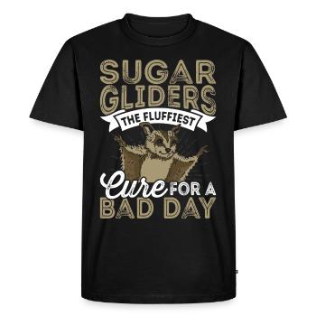 Sugar Gliders Fluffiest Cure Sugar Glider Owners - Men's Premium Organic T-Shirt - black - Front - Nico (187cm)