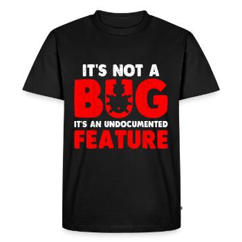 Web Developer Website Development IT Programmer - Men's Premium Organic T-Shirt - black - Front - Nico (187cm)