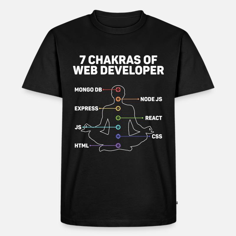 Web-entwickler Website-entwicklung - Männer Premium Bio T-Shirt - Schwarz