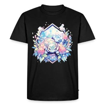Turtle Lizard Turtle Baby Turtles - Men's Premium Organic T-Shirt - black - Front - Nico (187cm)