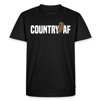 Farmer Farmer Grain Farmer Farm Country Egg - Men's Premium Organic T-Shirt - black - Front - Nico (187cm)