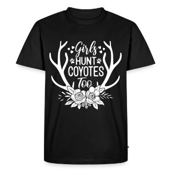 Coyote Hunt Coyote Hunter Yote - T-shirt Premium bio Homme - noir - Devant - Nico (187cm)