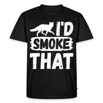Coyote Hunt Coyote Hunter Yote - T-shirt Premium bio Homme - noir - Devant - Nico (187cm)