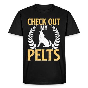 Coyote Hunt Coyote Hunter Yote - T-shirt Premium bio Homme - noir - Devant - Nico (187cm)