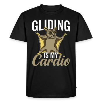 Gliding Cardio Sugar Glider Owner Sugar Gliders - Men's Premium Organic T-Shirt - black - Front - Nico (187cm)