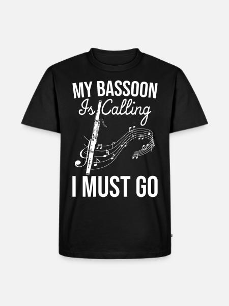 Bassoonist - Men's Premium Organic T-Shirt - black