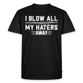 Bassoon bassoonist - Men's Premium Organic T-Shirt - black - Front - Nico (187cm)