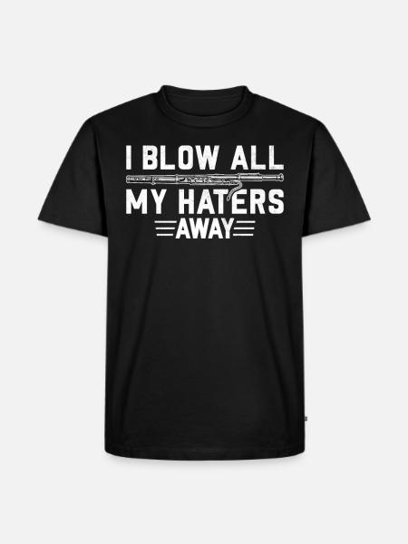 Fagott Fagottist - Männer Premium Bio T-Shirt - Schwarz