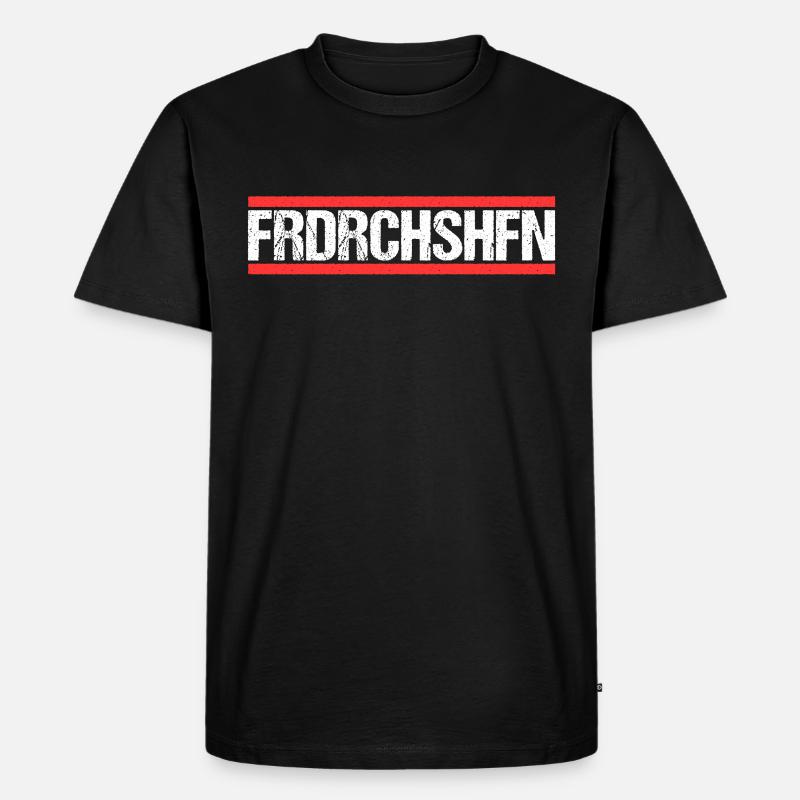 Friedrichshafener Friedrichshafen - Männer Premium Bio T-Shirt - Schwarz