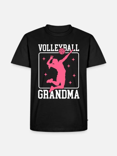Volleyball Granny Volleyball Player Gift - Men's Premium Organic T-Shirt - black