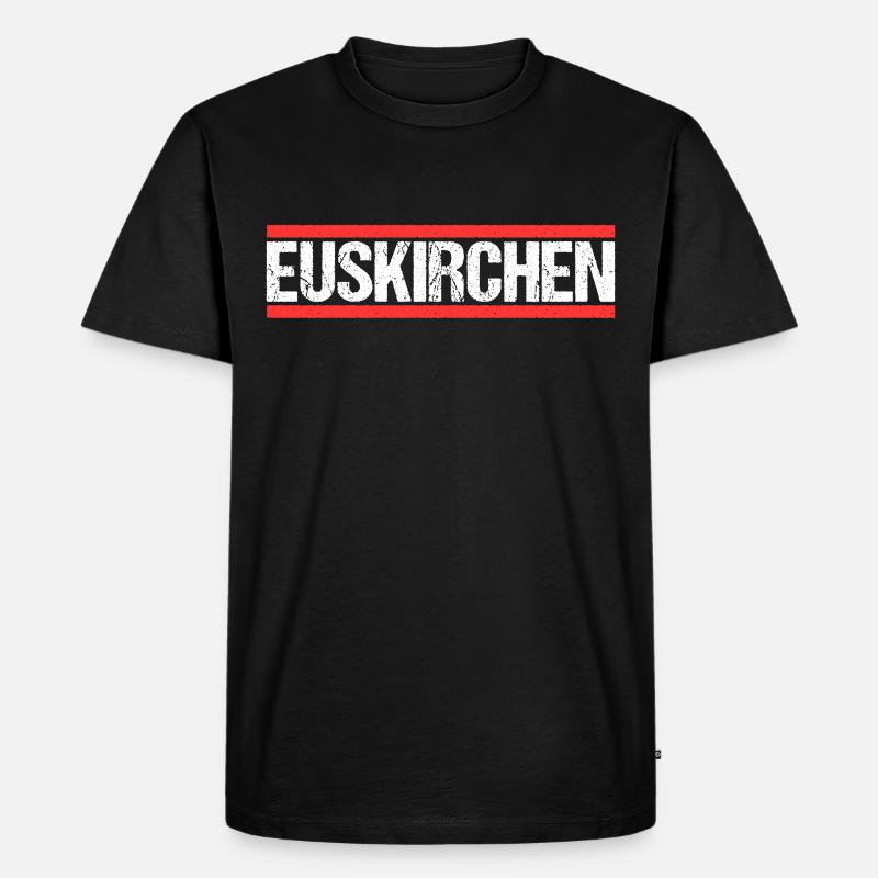 Euskirchenerin Euskirchener Euskirchen - Männer Premium Bio T-Shirt - Schwarz