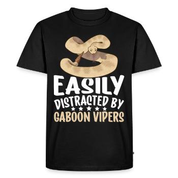 Snake owners - Men's Premium Organic T-Shirt - black - Front - Nico (187cm)