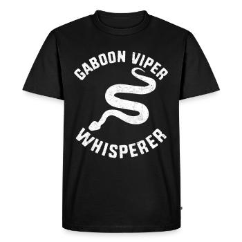 Snake Owner - Men's Premium Organic T-Shirt - black - Front - Nico (187cm)