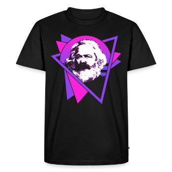 Socialisme socialiste Communisme communiste - T-shirt Premium bio Homme - noir - Devant - Nico (187cm)