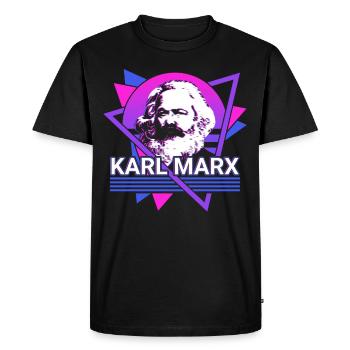 Socialisme socialiste Communisme communiste - T-shirt Premium bio Homme - noir - Devant - Nico (187cm)