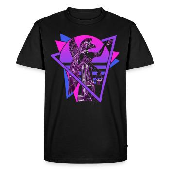 Anunnaki Anciens Sumériens Babyloniens Assyriens - T-shirt Premium bio Homme - noir - Devant - Nico (187cm)