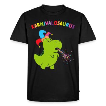 Carnival Carnival Confetti Dragon Fool Jecken - Men's Premium Organic T-Shirt - black - Front - Nico (187cm)