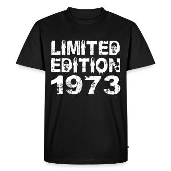 Édition Limitée 1973 Anniversaire 1973 Anniversaire - T-shirt Premium bio Homme - noir - Devant - Nico (187cm)