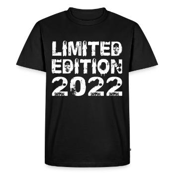 Limited Edition 2022 Birthday 2022 Birthday - Men's Premium Organic T-Shirt - black - Front - Nico (187cm)