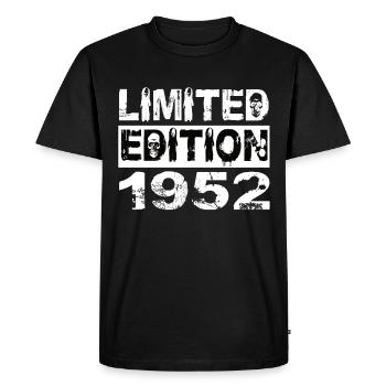 Limited Edition 1952 Birthday 1952 Birthday - Men's Premium Organic T-Shirt - black - Front - Nico (187cm)