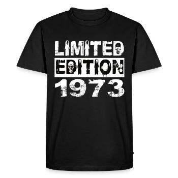 Édition Limitée 1973 Anniversaire 1973 Anniversaire - T-shirt Premium bio Homme - noir - Devant - Nico (187cm)