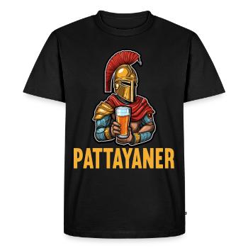 Vintage Thaïlande Thaïlande Pattayaner Pattaya - T-shirt Premium bio Homme - noir - Devant - Nico (187cm)