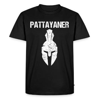Vintage Thaïlande Thaïlande Pattayaner Pattaya - T-shirt Premium bio Homme - noir - Devant - Nico (187cm)