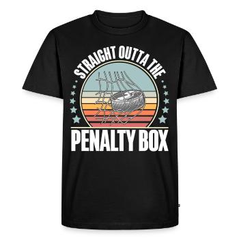 Eishockey Hockey sur glace - T-shirt Premium bio Homme - noir - Devant - Nico (187cm)