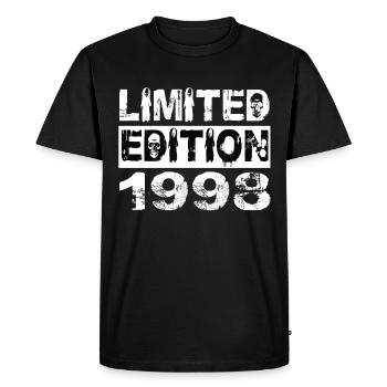 Édition Limitée 1998 Anniversaire 1998 Anniversaire - T-shirt Premium bio Homme - noir - Devant - Nico (187cm)