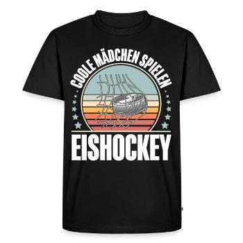 Eishockey Hockey sur glace - T-shirt Premium bio Homme - noir - Devant - Nico (187cm)