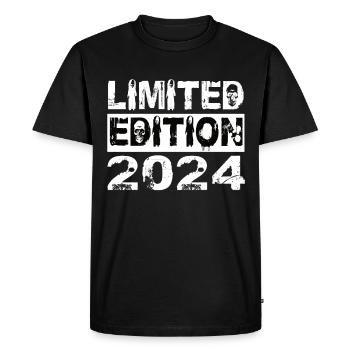 Edition Limitée 2024 Anniversaire 2024 Anniversaire - T-shirt Premium bio Homme - noir - Devant - Nico (187cm)