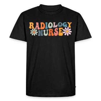 Groovy Interventional Radiology - Men's Premium Organic T-Shirt - black - Front - Nico (187cm)