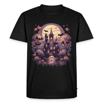 Witch Helloween Witches Outfit Witches - Men's Premium Organic T-Shirt - black - Front - Nico (187cm)