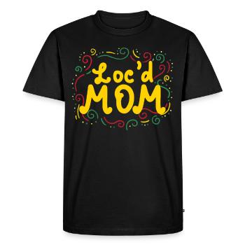 Dreadlocks Rastafari Rasta Afro - Men's Premium Organic T-Shirt - black - Front - Nico (187cm)