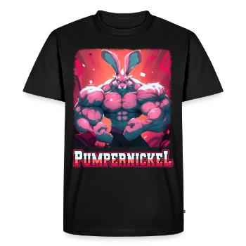 Pumpernickel Musculation Musculation Fitness Memes - T-shirt Premium bio Homme - noir - Devant - Nico (187cm)