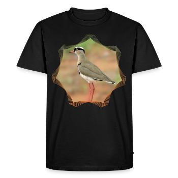 Lapwing - Birds - Africa - Birds - Ornithology - Men's Premium Organic T-Shirt - black - Front - Nico (187cm)