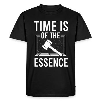 Lawyer Time Is Of The Essence Lawyer Lawyer - Men's Premium Organic T-Shirt - black - Front - Nico (187cm)
