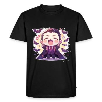 Vampire - Men's Premium Organic T-Shirt - black - Front - Nico (187cm)