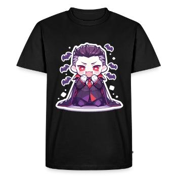 Vampire - Men's Premium Organic T-Shirt - black - Front - Nico (187cm)