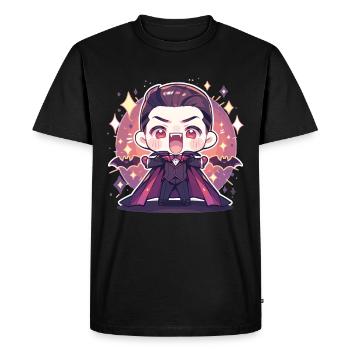 Vampire - Men's Premium Organic T-Shirt - black - Front - Nico (187cm)