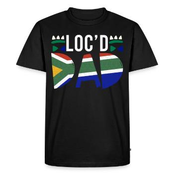Dreadlocks Rastafari Rasta Afro - Men's Premium Organic T-Shirt - black - Front - Nico (187cm)