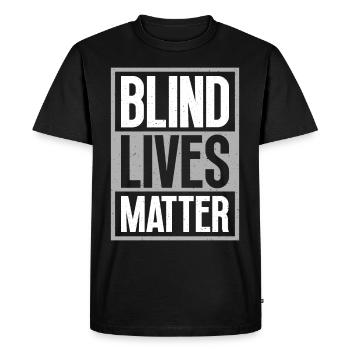 Blind Lives Matter - Blindes Bewusstsein Für - T-shirt Premium bio Homme - noir - Devant - Nico (187cm)