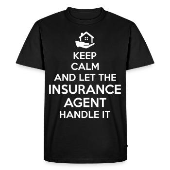 Weird broker - Men's Premium Organic T-Shirt - black - Front - Nico (187cm)
