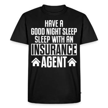 Weird broker - Men's Premium Organic T-Shirt - black - Front - Nico (187cm)