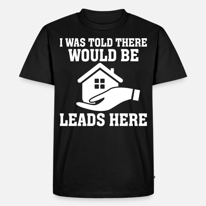 Lustiger Versicherungsmakler - Männer Premium Bio T-Shirt - Schwarz