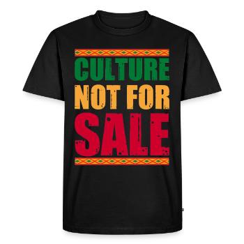 Black History Month Black History - Men's Premium Organic T-Shirt - black - Front - Nico (187cm)