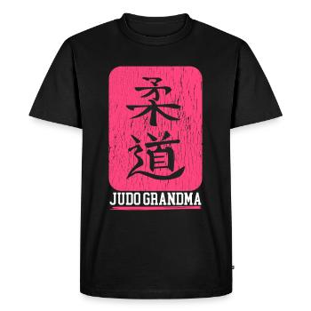 Judo Mamie Judoka Arts Martiaux Arts Martiaux Cadeau - T-shirt Premium bio Homme - noir - Devant - Nico (187cm)