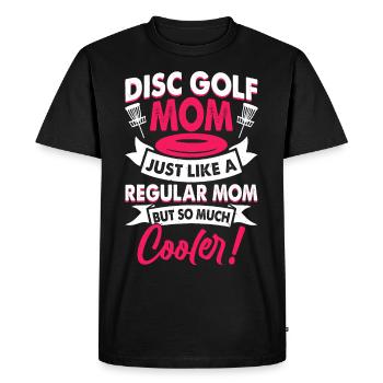 Discgolf Disc Golf - Men's Premium Organic T-Shirt - black - Front - Nico (187cm)